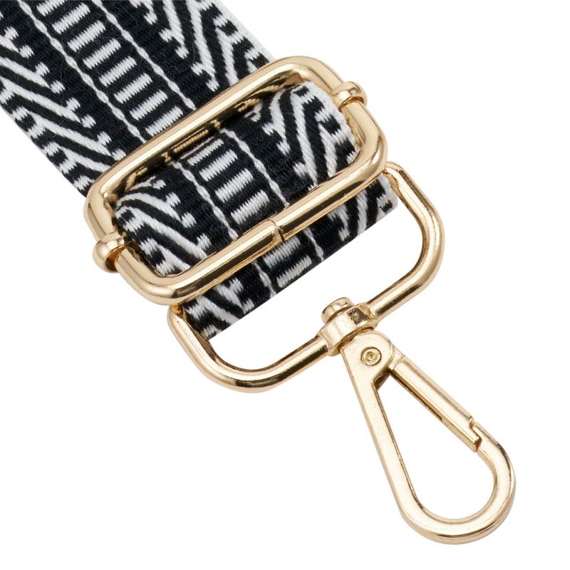 ZOOEASS Wide Shoulder Strap Adjustable Replacement Belt Guitar Style Crossbody Bag Handbag Strap Multicolor Canvas Straps(Wide:1.4in) (Color6) - Image 3